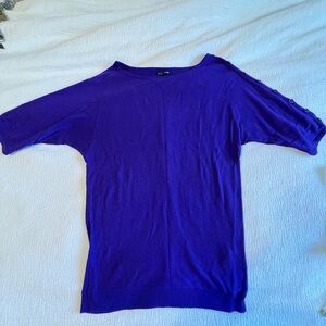 Purple 3/4 length sweater